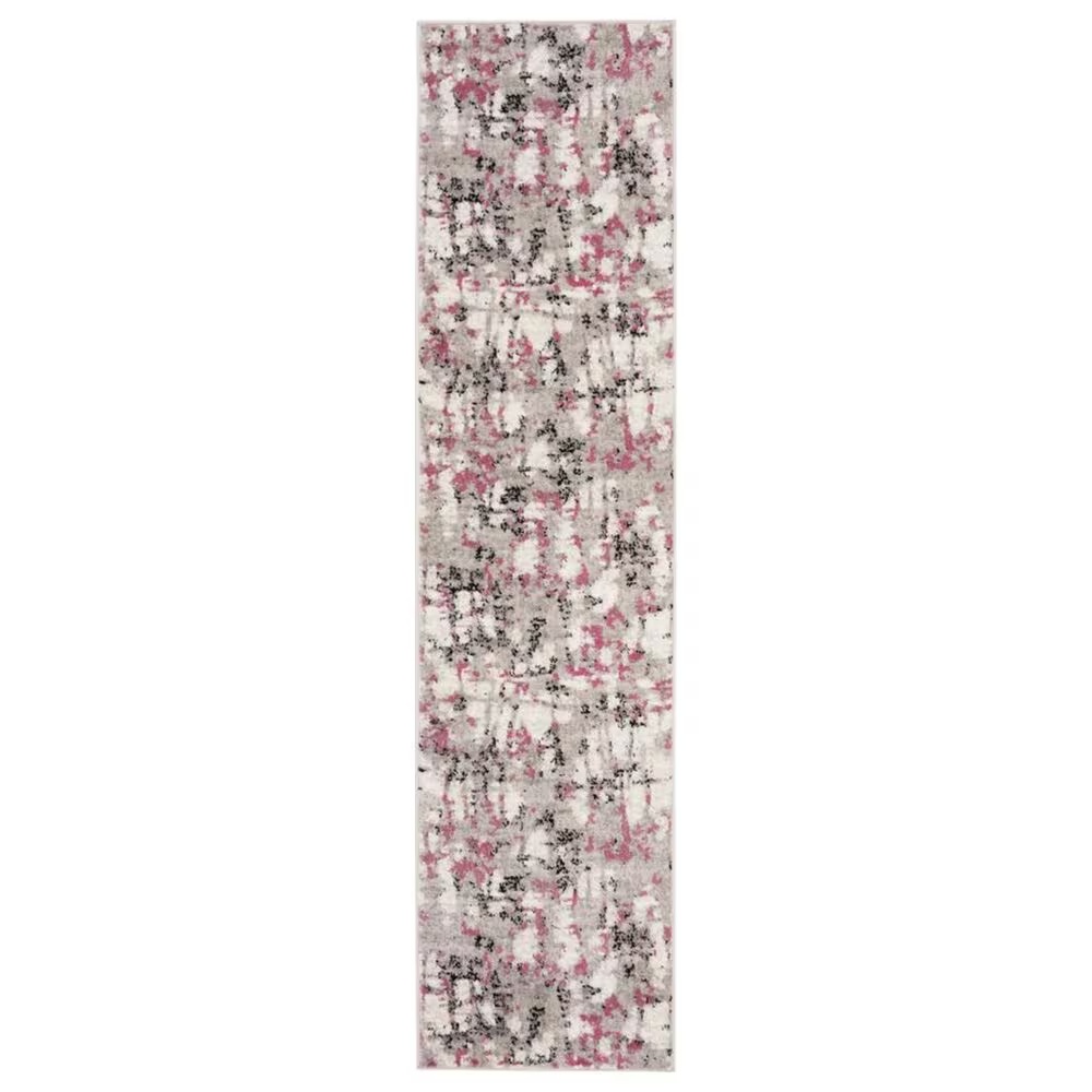 Safavieh Skyler SKY193P 2' x 8' Gray and Pink Scatter Rug