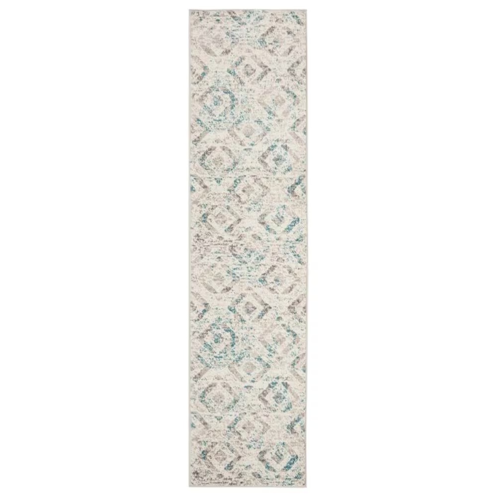 Safavieh Skyler SKY190D 2' x 12' Ivory and Blue Runner