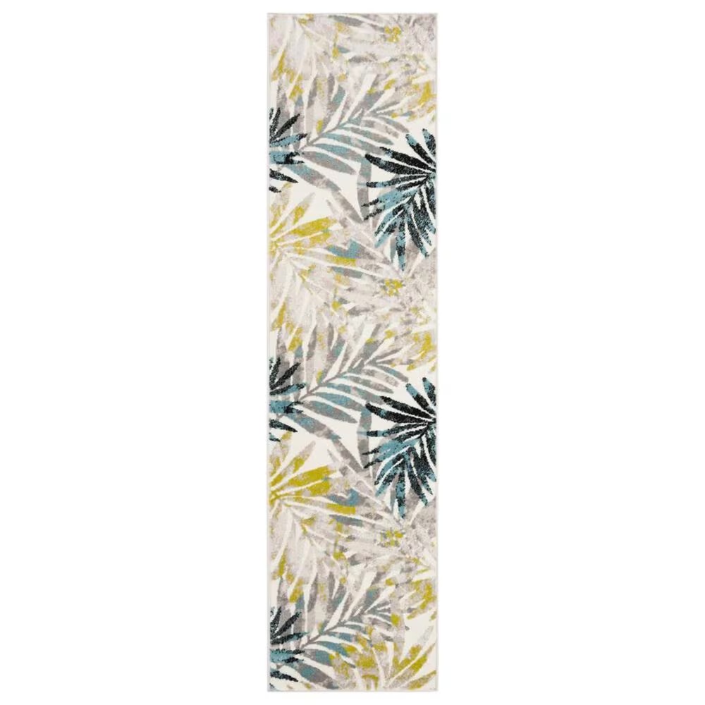 Safavieh Skyler SKY189G 2' x 8' Gray and Green Runner