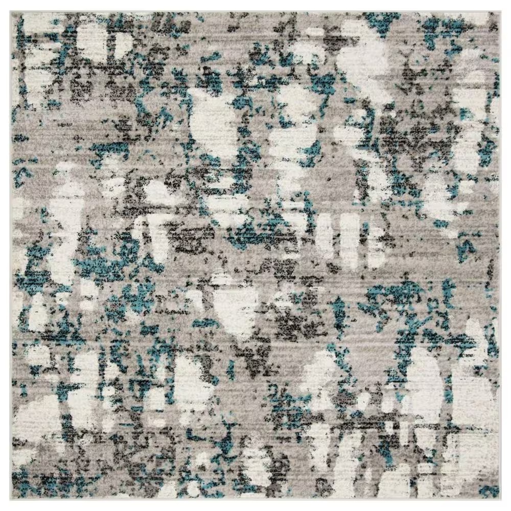 Safavieh Skyler SKY193B 4' Round Gray and Blue Area Rug