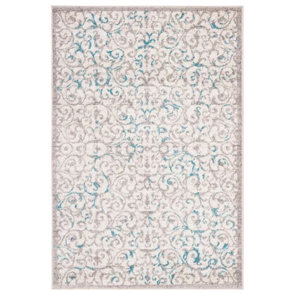 Safavieh Skyler SKY198D 4' x 6' Ivory and Blue Area Rug