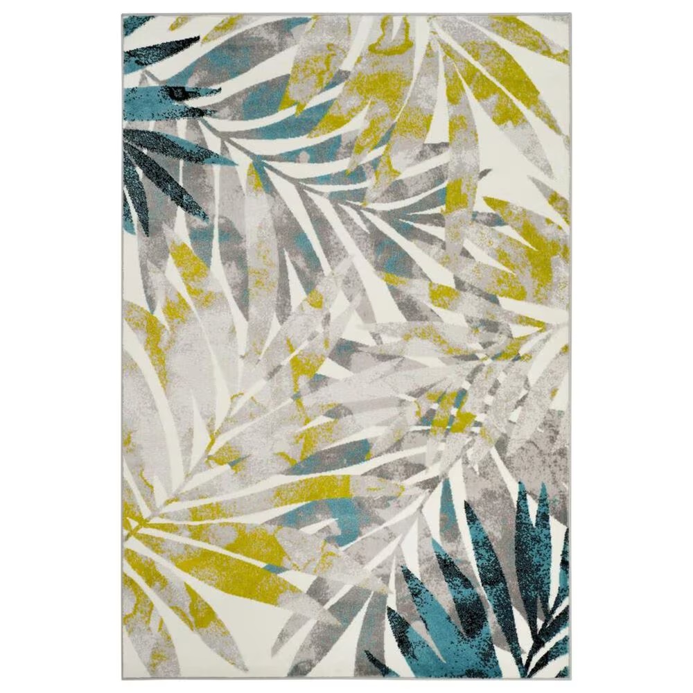 Safavieh Skyler SKY189G 5'1" x 7'6" Gray and Green Area Rug