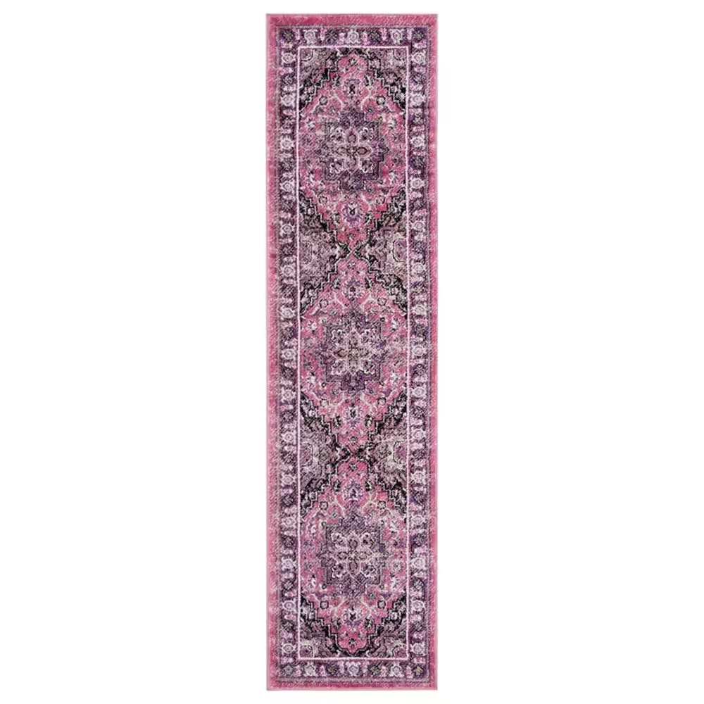 Safavieh Skyler SKY126N 2' x 8' Pink and Ivory Scatter Rug