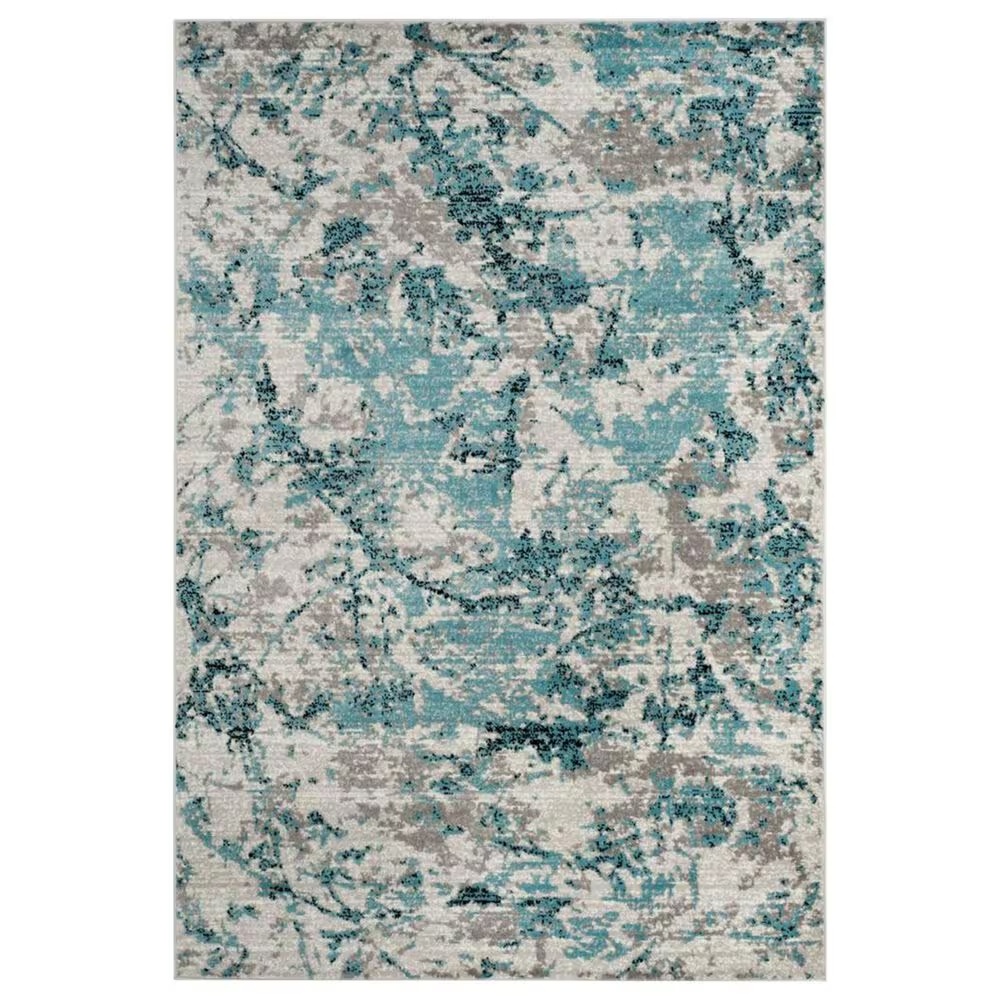 Safavieh Skyler SKY186M 5'1" x 7'6" Blue and Ivory Area Rug