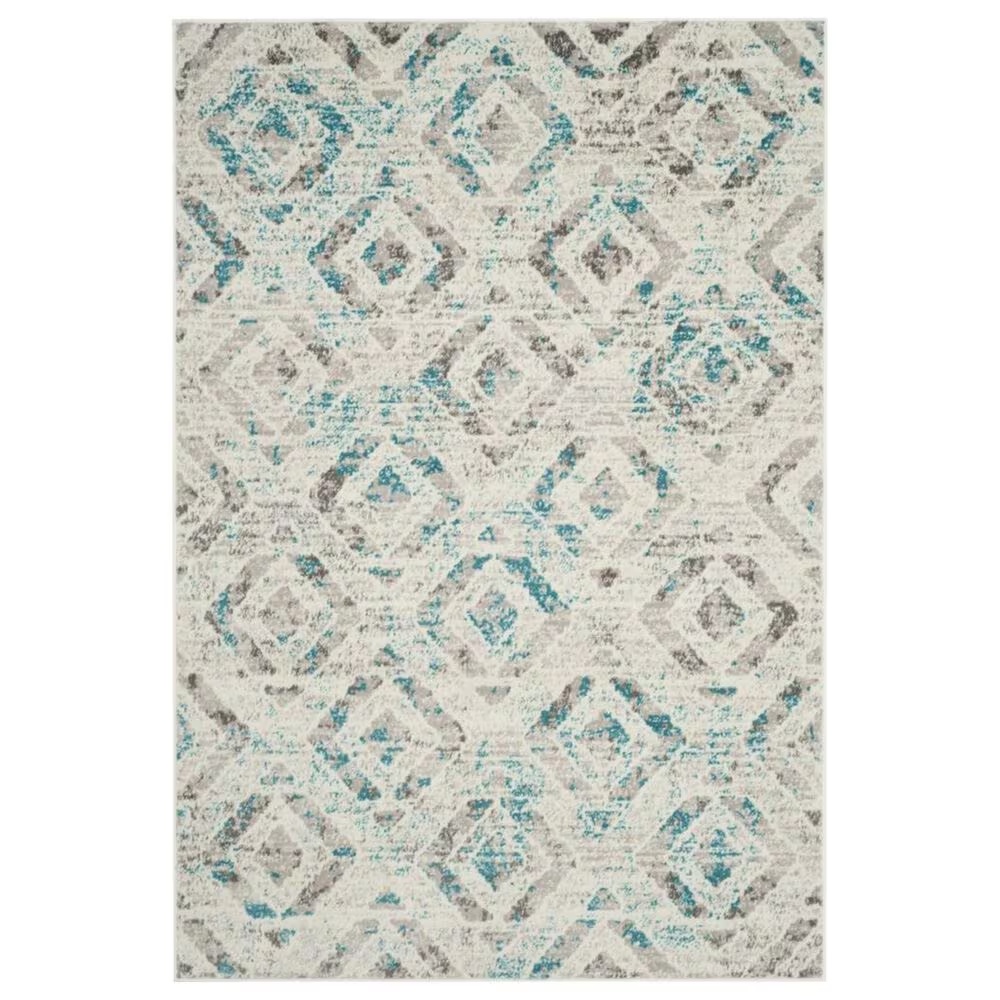 Safavieh Skyler SKY190D 5'1" x 7'6" Ivory and Blue Area Rug