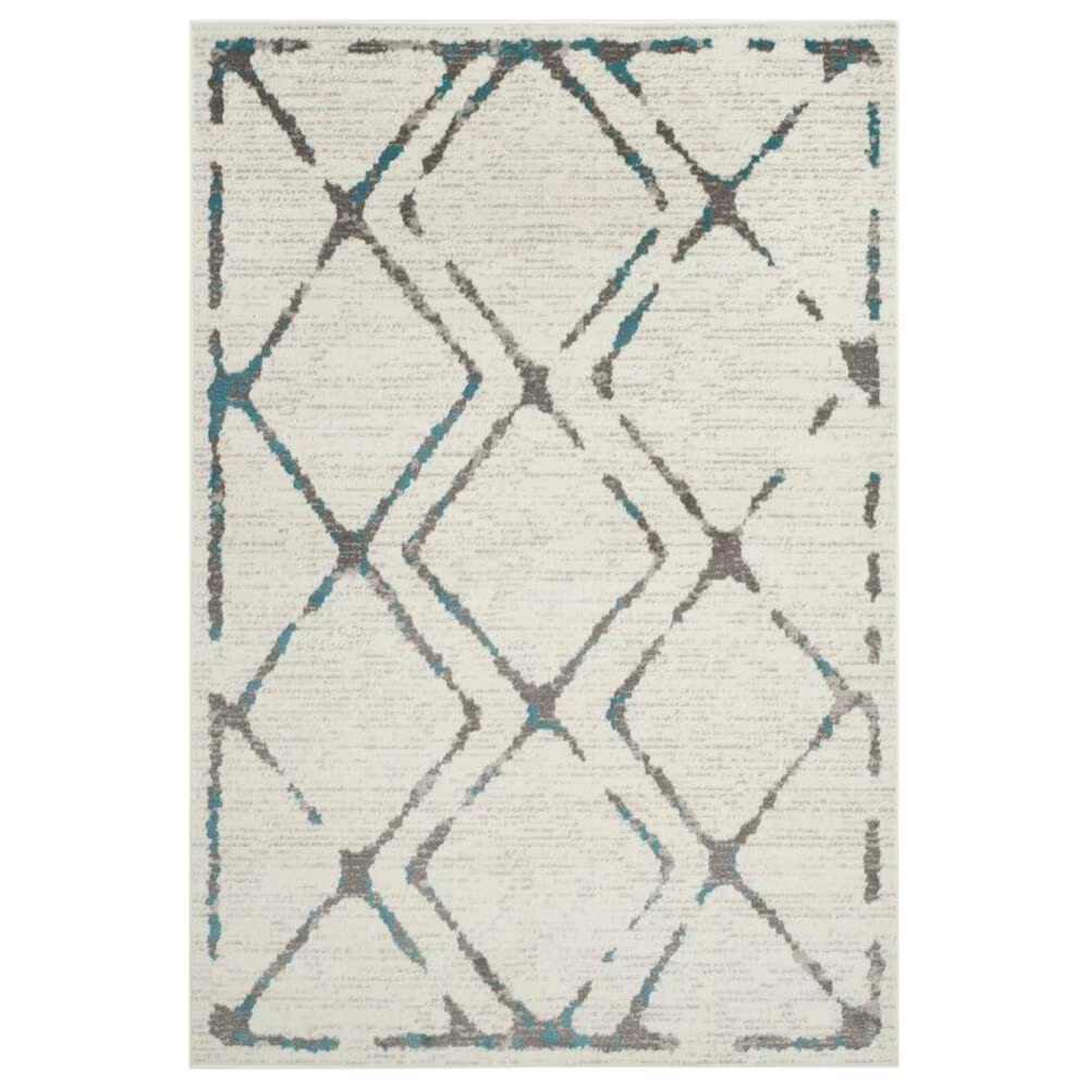 Safavieh Skyler SKY197D 3' x 5' Ivory and Blue Area Rug