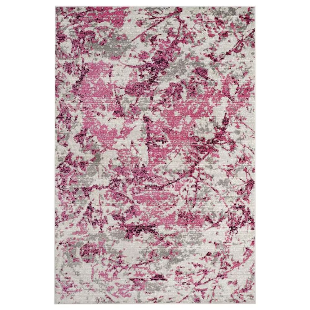Safavieh Skyler SKY186N 5'1" x 7'6" Pink and Ivory Area Rug