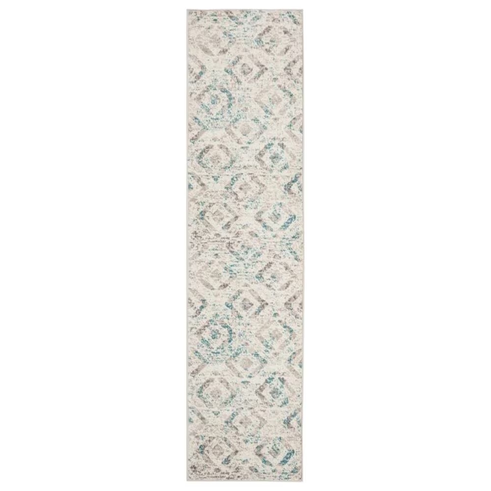 Safavieh Skyler SKY190D 2' x 10' Ivory and Blue Runner