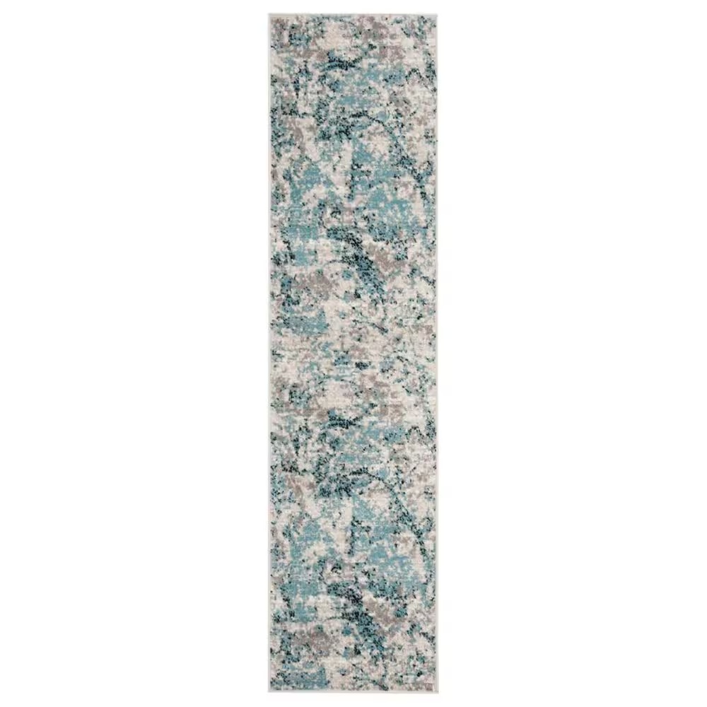 Safavieh Skyler SKY186M 2' x 14' Blue and Ivory Runner