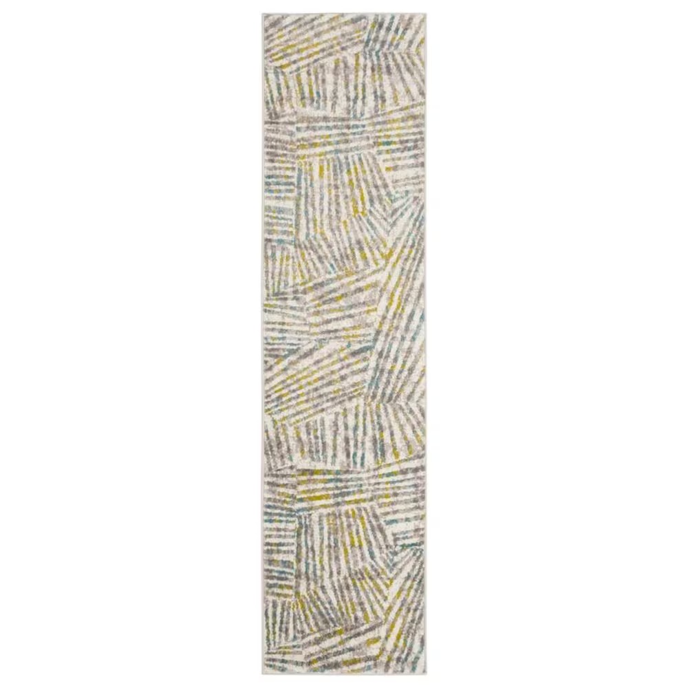 Safavieh Skyler SKY191G 2' x 8' Gray and Green Runner