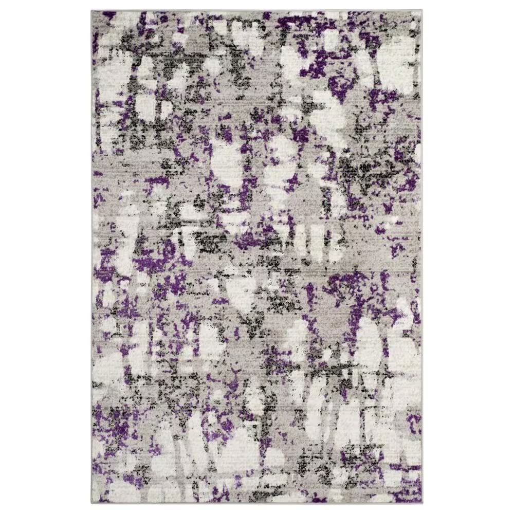Safavieh Skyler SKY193R 5'1" x 7'6" Gray and Purple Area Rug