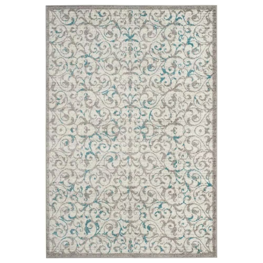 Safavieh Skyler SKY198D 5'1" x 7'6" Ivory and Blue Area Rug