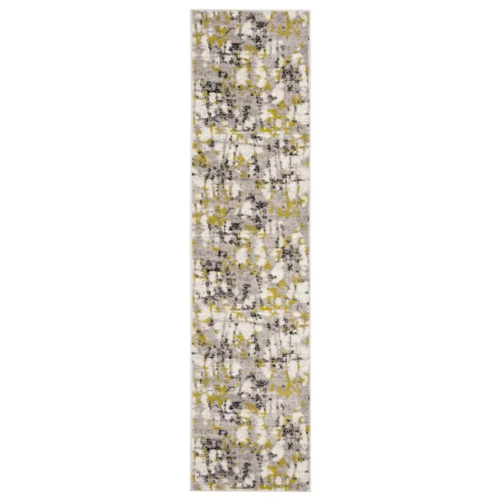 Safavieh Skyler SKY193G 2' x 8' Gray and Green Runner