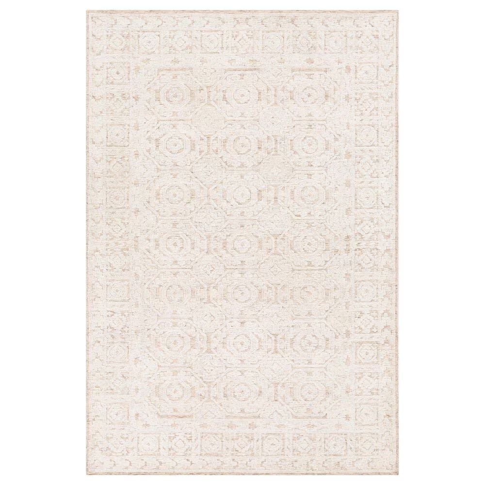 Surya Louvre LOU-2301 2' x 3' Khaki and Cream Scatter Rug