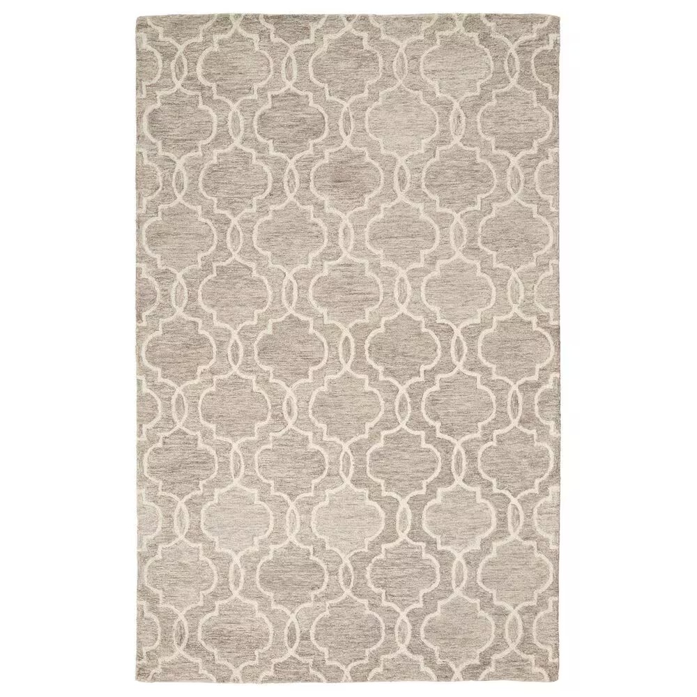 Feizy Belfort 8' x 10' Light Gray Area Rug