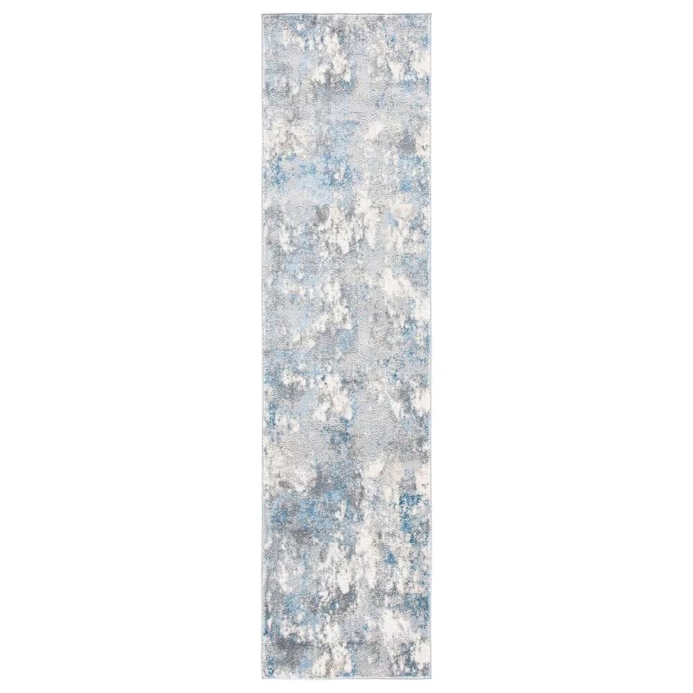 Safavieh Lagoon LGN521G 2' x 8' Light Grey and Light Blue Runner