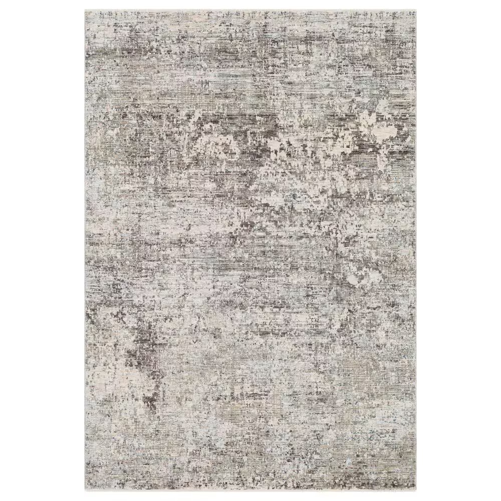Surya Presidential Ice Blue, Gray, Dusty Sage, Wheat, Charcoal, Ivory, Blue, Light Olive, Saffron and Orange 8'10" x 12'10" Area Rug