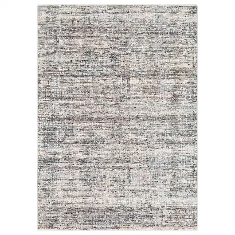 Surya Presidential PDT-2308 2' x 3'3" Gray, Charcoal and Blue Area Rug