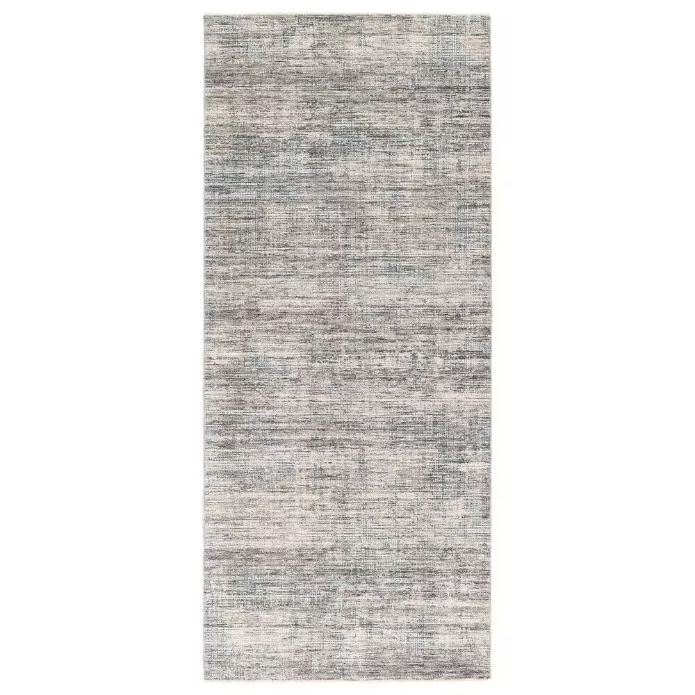 Surya Presidential 3'3" x 8' Sage, Gray, Ivory, Blue, Saffron and Orange Runner