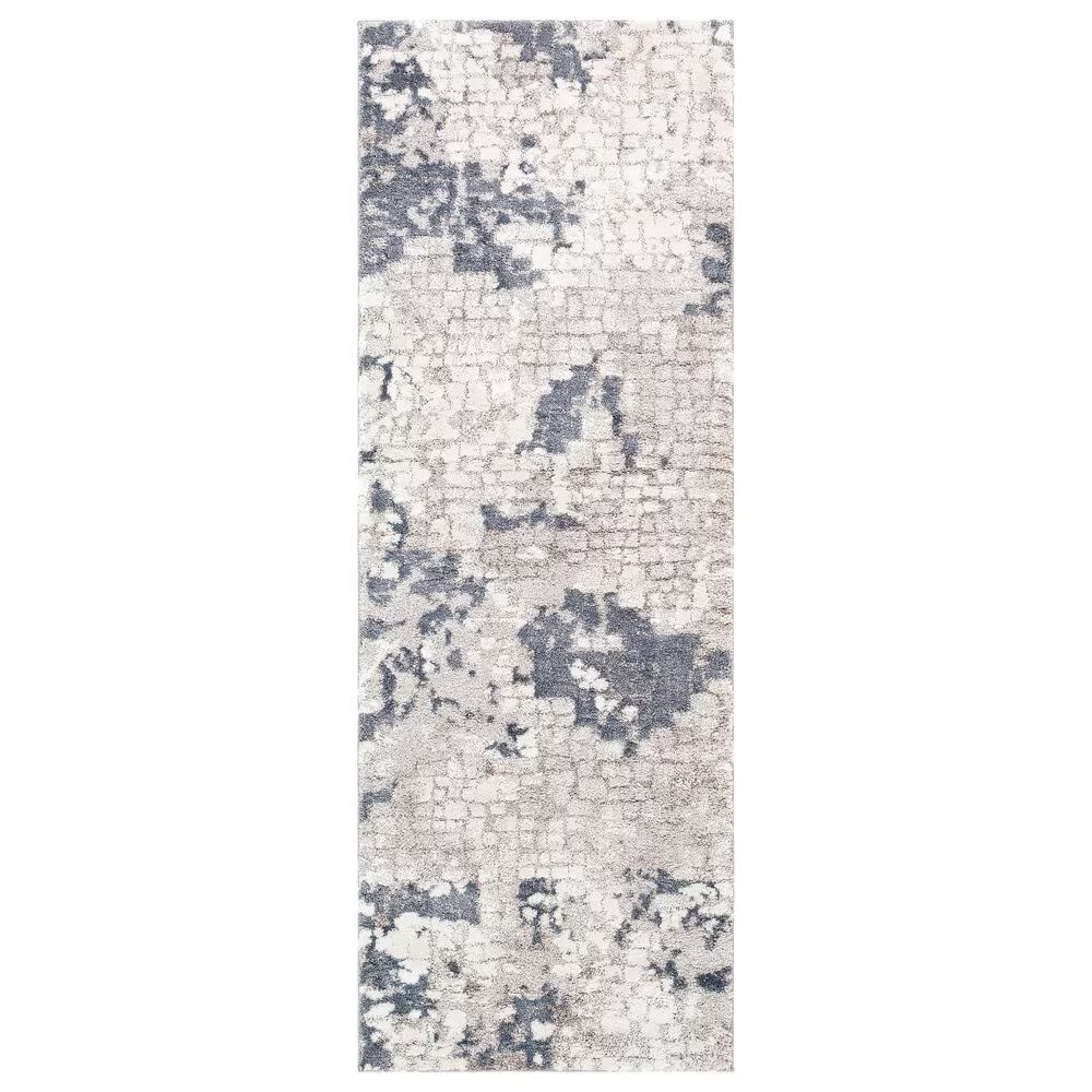 Surya Venice VNE-2300 2'9" x 7'3" Denim, Gray and Ivory Runner