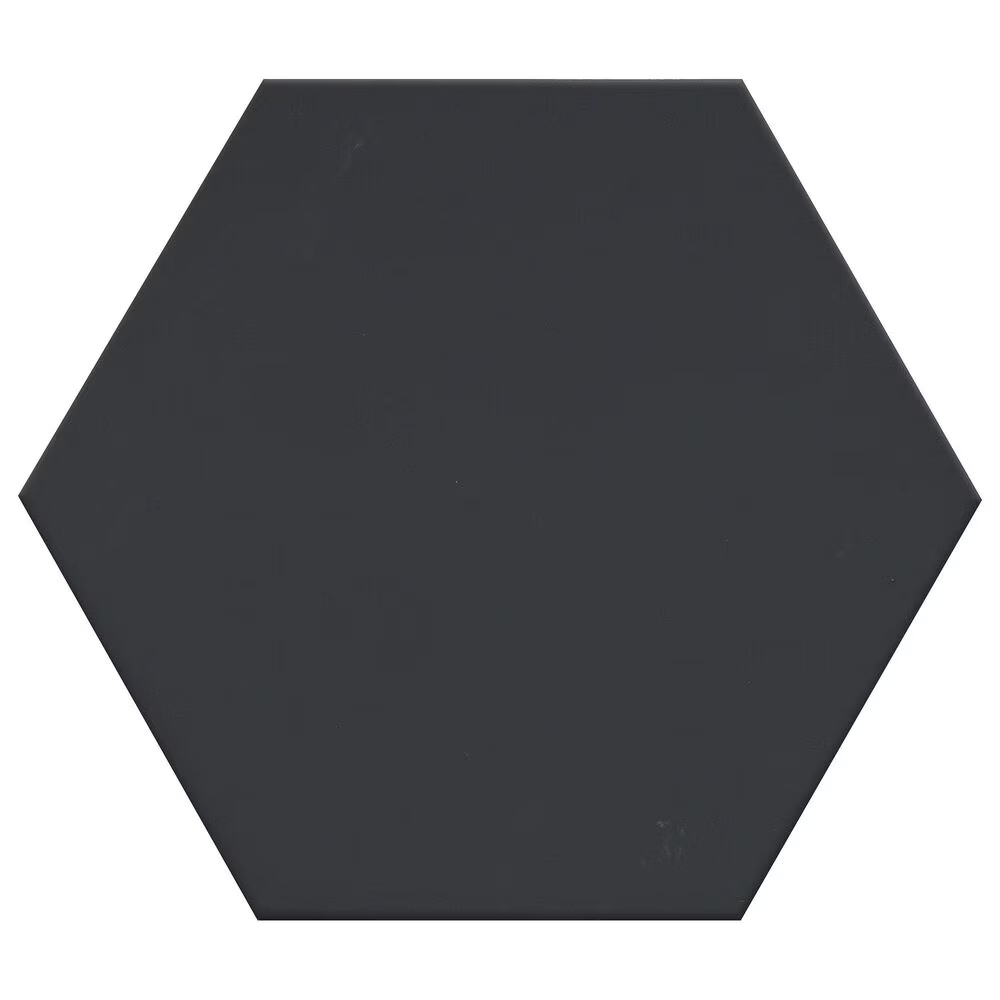 Emser Rhythm Black Hexagon 11" x 13" Pattern Porcelain Tile
