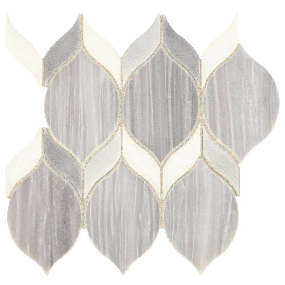 Dal-Tile Fonte Nautical Grey Blend Natural Stone Mosaic Tile