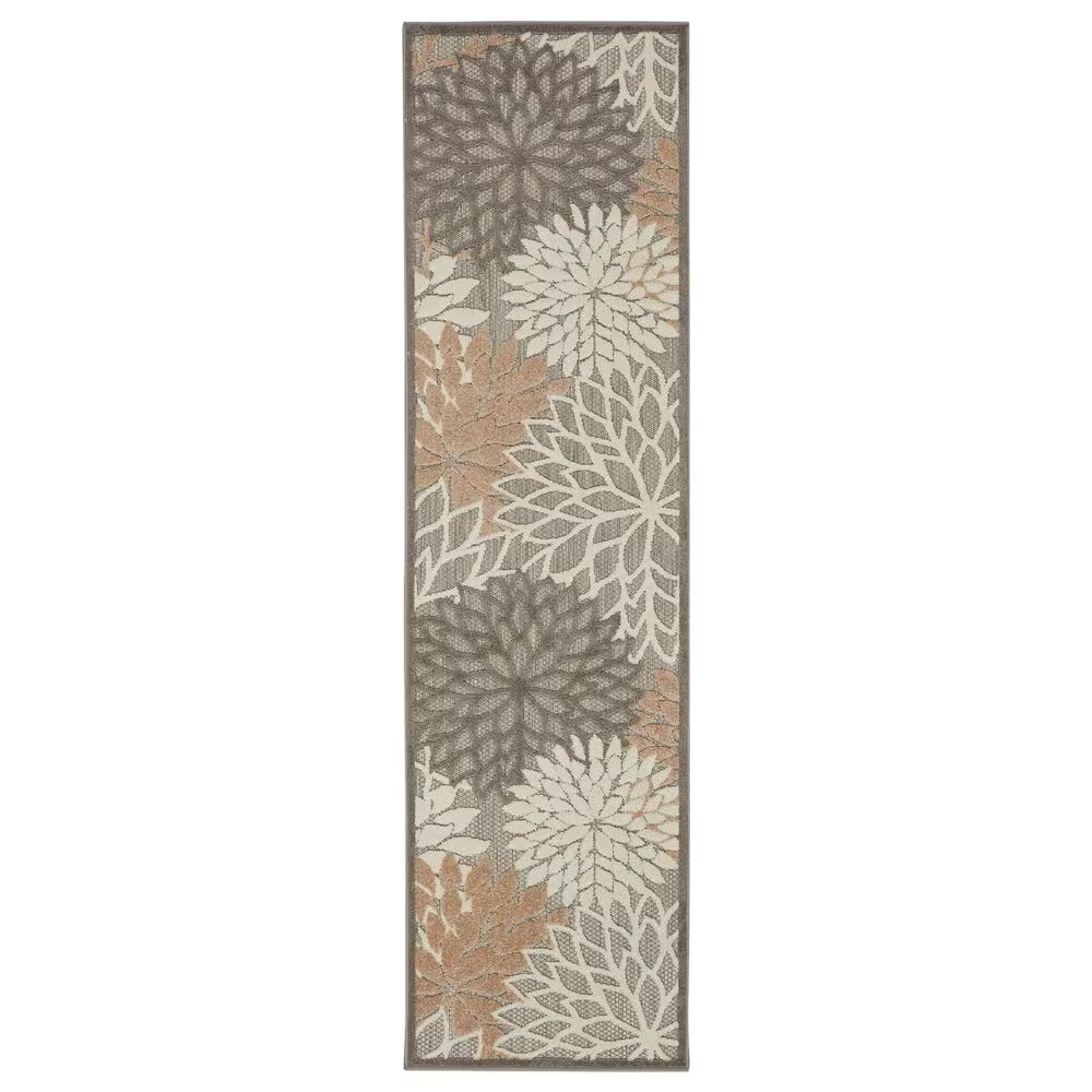 Nourison Aloha ALH05 2'3" x 12' Natural Indoor/Outdoor Runner