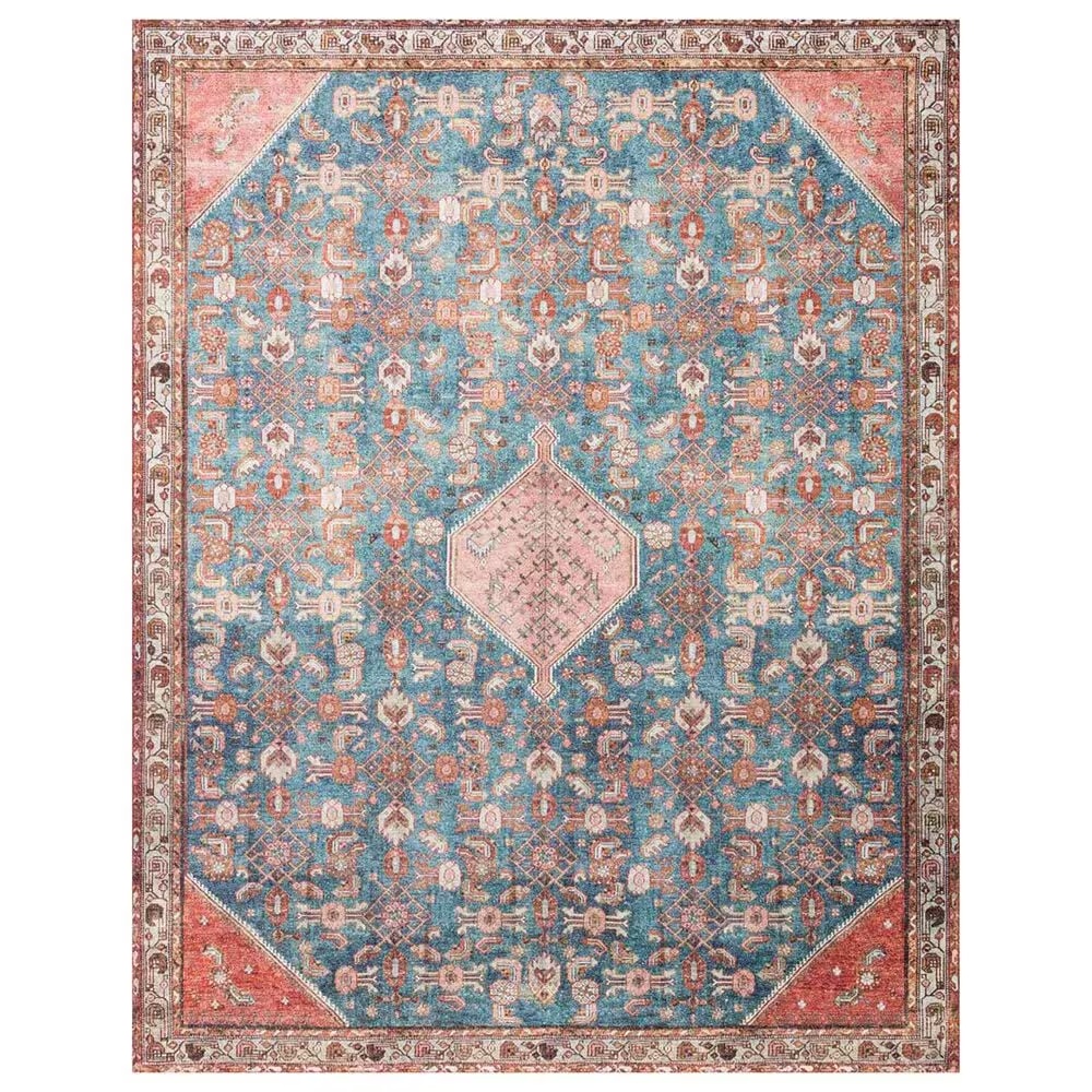 Loloi II Layla LAY-10 5' x 7'6" Marine/Clay Area Rug