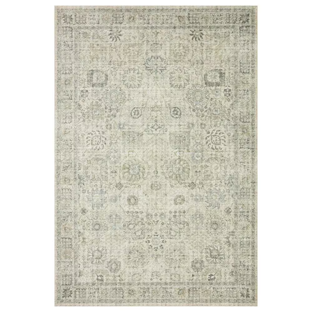Loloi II Skye 2'6" x 7'6" Natural and Sage Runner