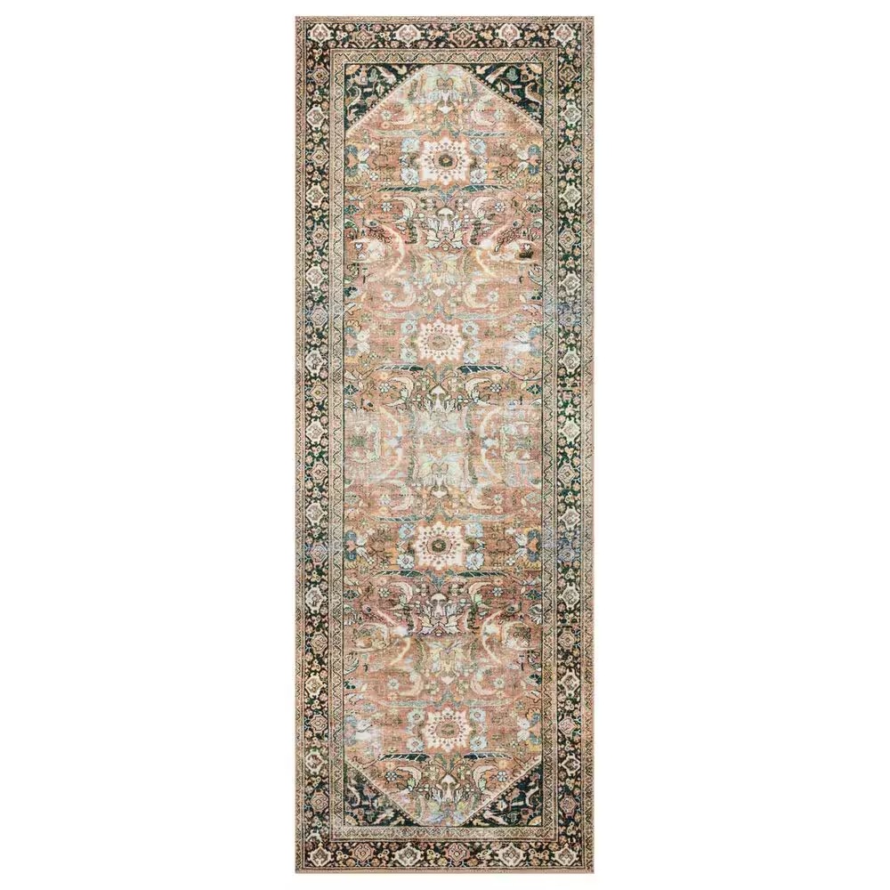 Loloi II Wynter 2' x 5' Auburn and Multicolor