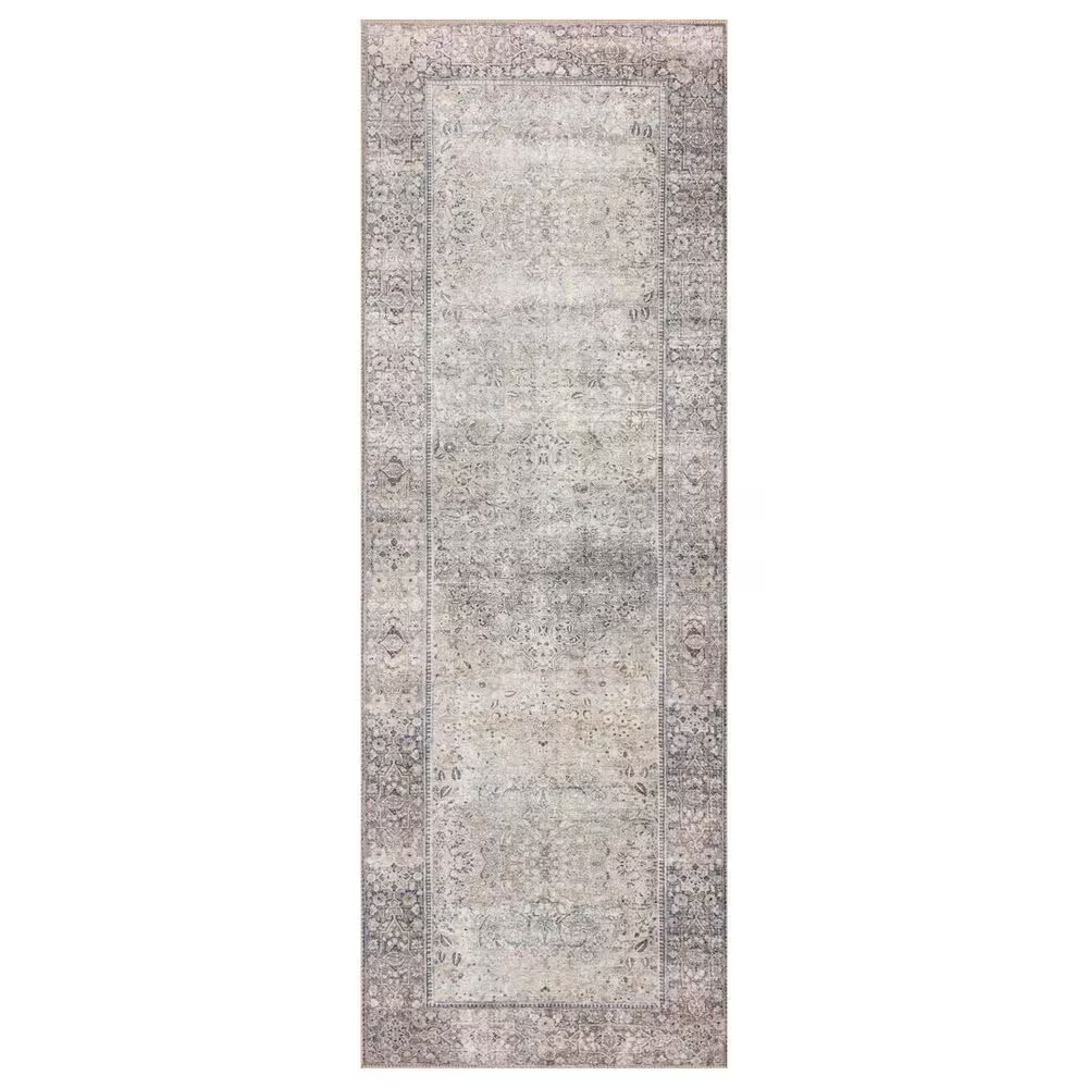 Loloi II Wynter WYN-03 2' x 5' Silver/Charcoal