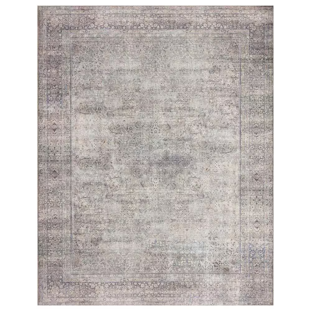 Loloi II Wynter WYN-03 7'6 x 9'6 Silver/Charcoal Area Rug