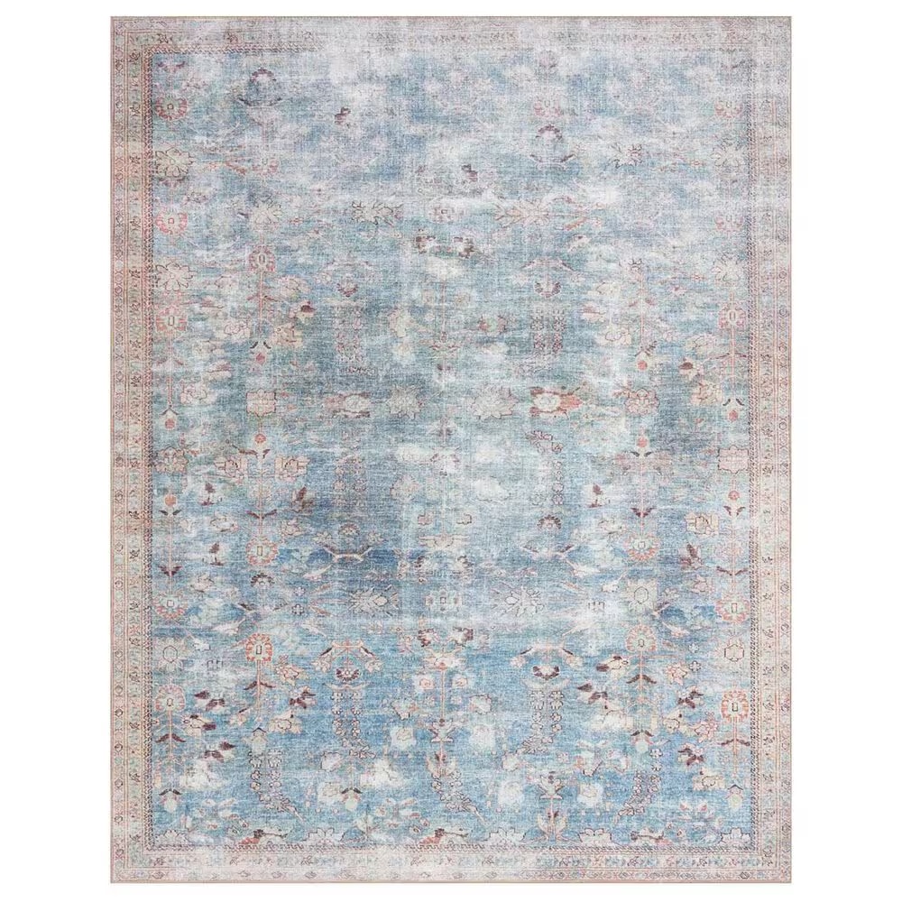 Loloi II Wynter WYN-06 3'6" x 5'6" Teal/Multi Area Rug