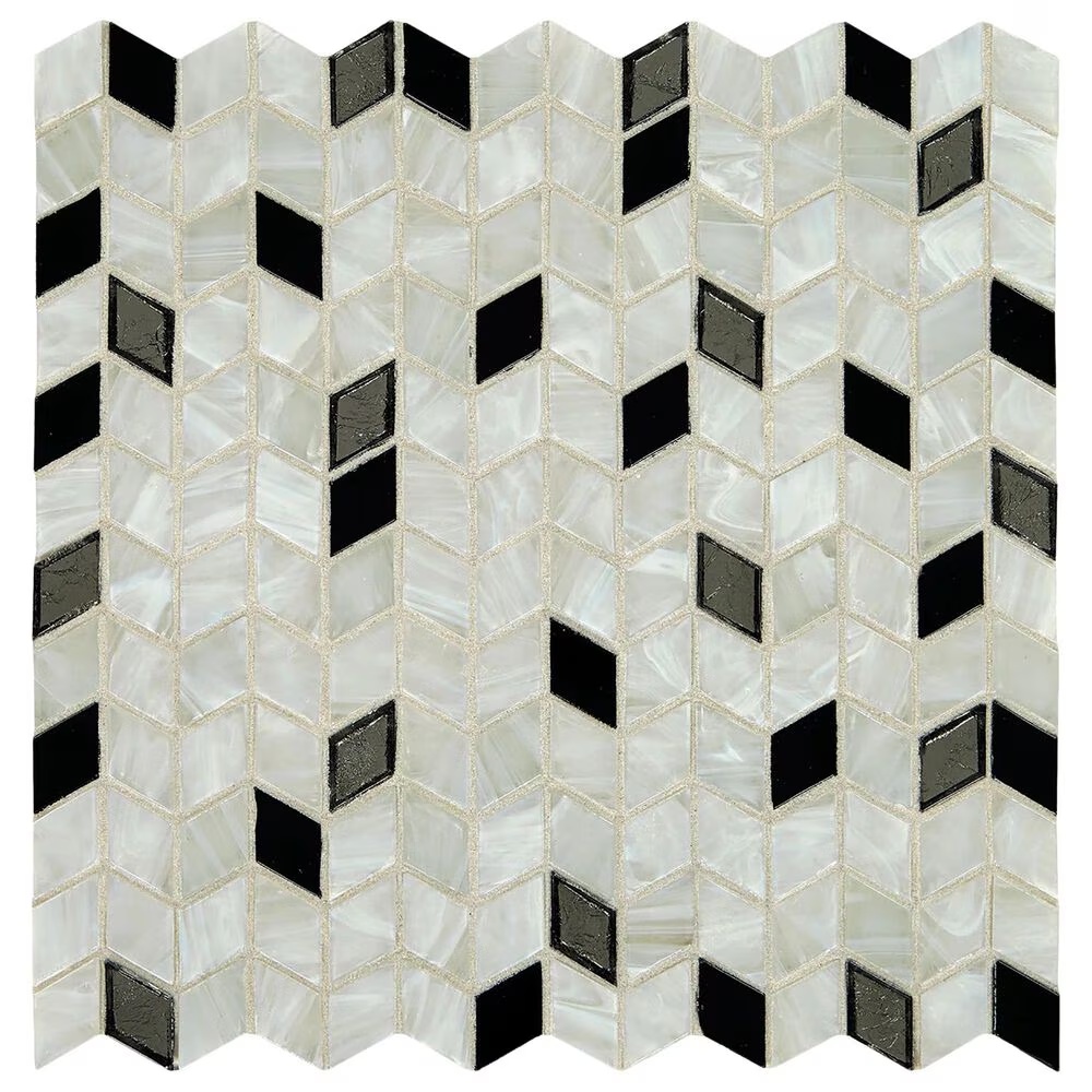 Dal-Tile Interstellar Moonlight 1" x 1" Glass Mosaic Tile