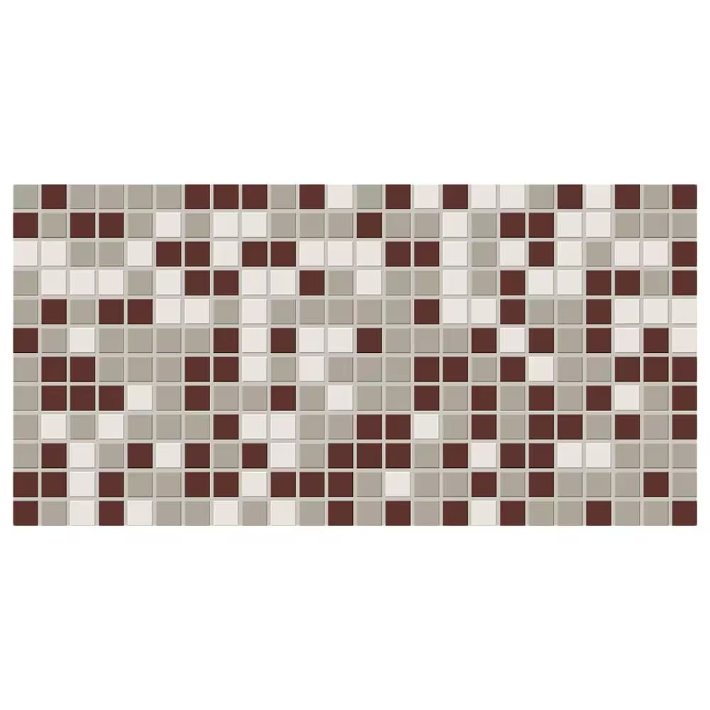 Dal-Tile Keystones Maple Blend 1" x 1" on 12" x 24" Porcelain Mosaic Sheet