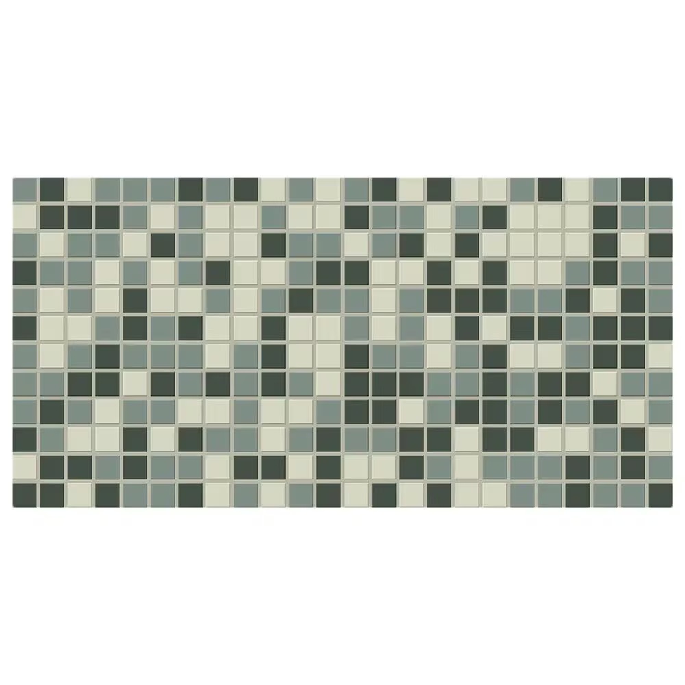 Dal-Tile Keystones Rye Blend 1" x 1" on 12" x 24" Porcelain Mosaic Sheet