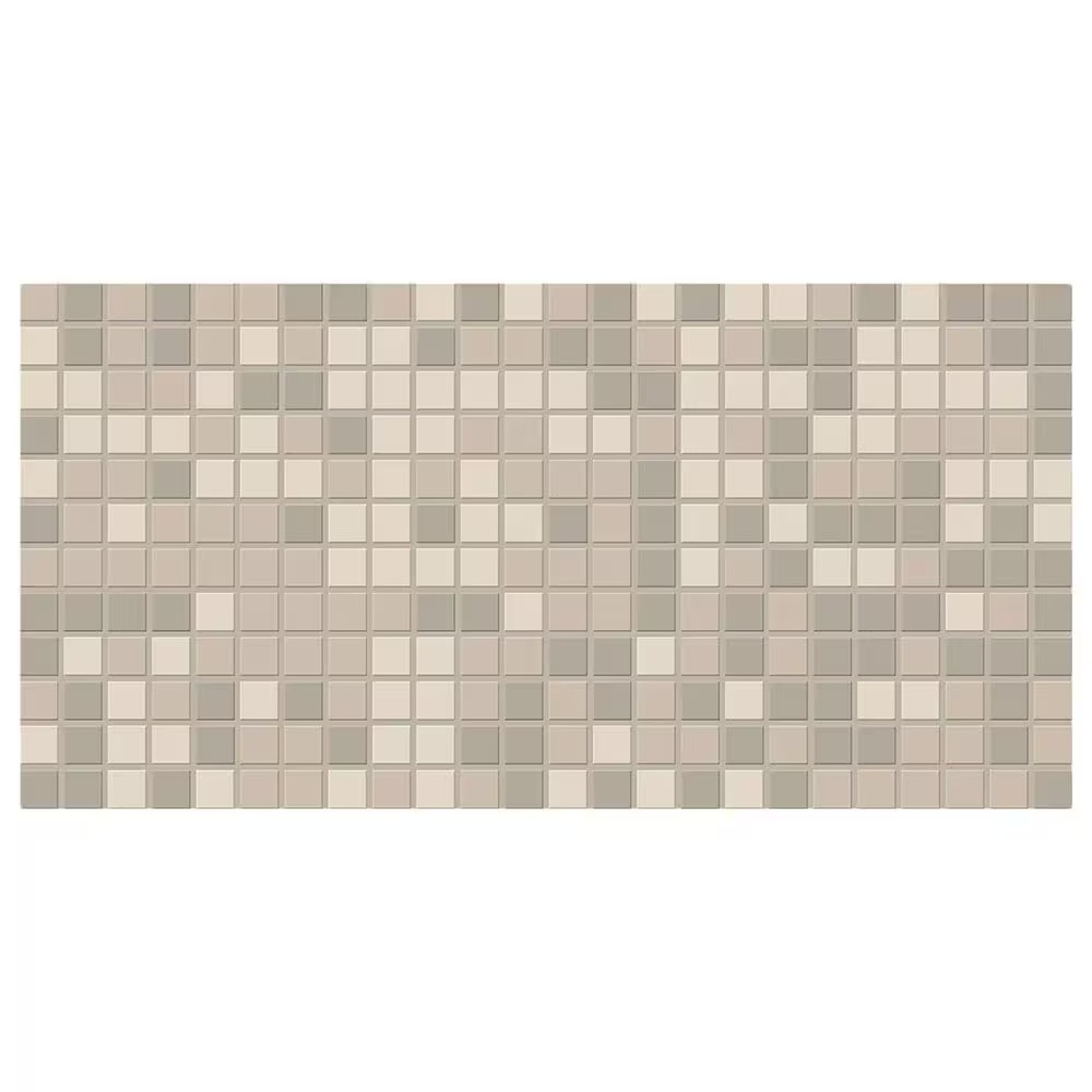Dal-Tile Keystones Almond Blend 1" x 1" on 12" x 24" Porcelain Mosaic Sheet