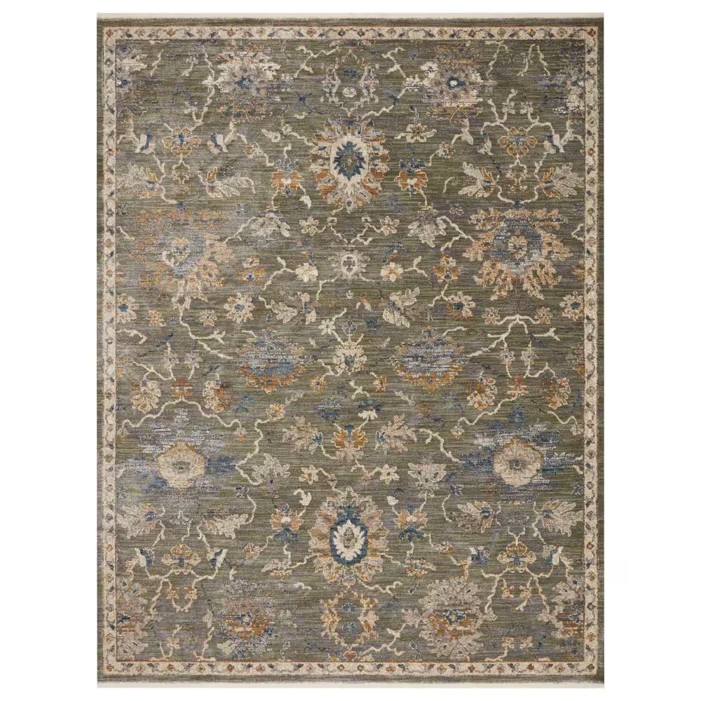 Loloi Giada GIA-03 3'7" x 5'7" Sage and Gold Area Rug