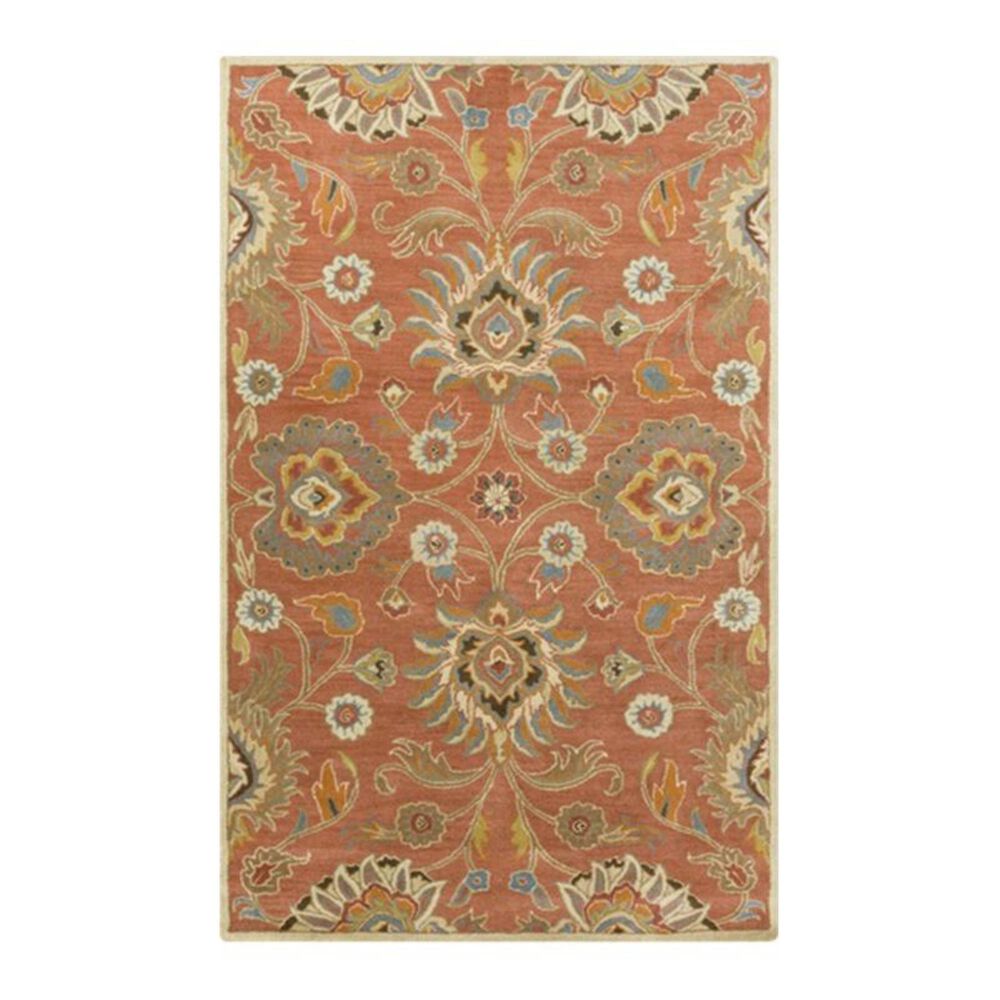 Surya Caesar CAE-1107 6' x 9' Orange, Khaki and Denim Area Rug