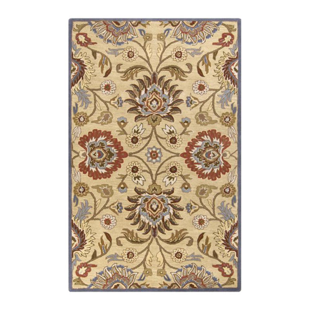 Surya Caesar CAE-1116 7'6" x 9'6" Ivory, Denim and Rust Area Rug