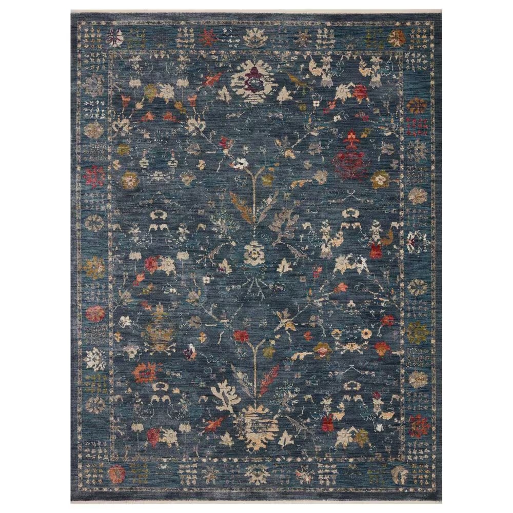 Loloi Giada GIA-06 5' Round Denim Area Rug
