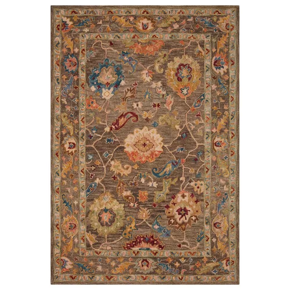 Loloi Padma PMA-01 7'9" x 9'9" Charcoal Area Rug