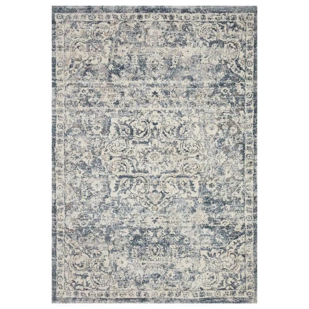 Loloi Theory THY-02 2'7" x 4' Ivory and Blue