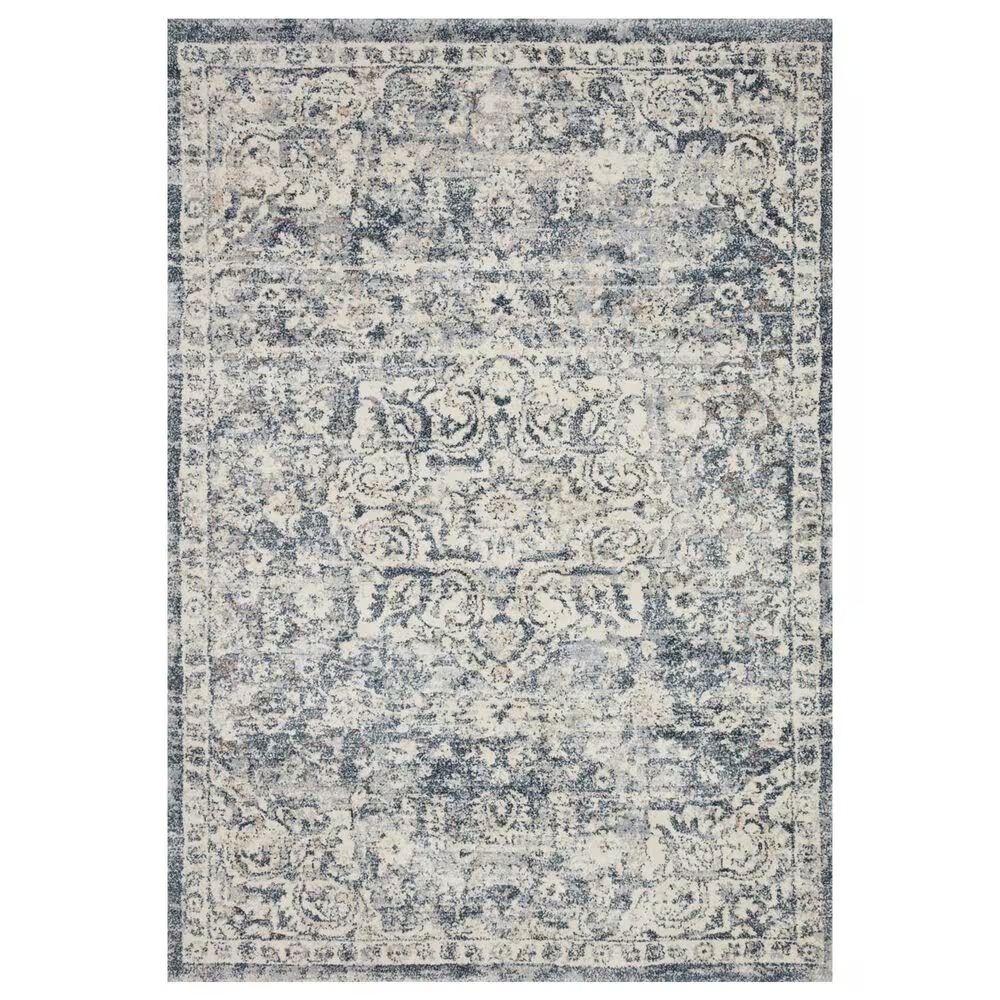 Loloi Theory THY-02 9'6" x 13' Ivory and Blue