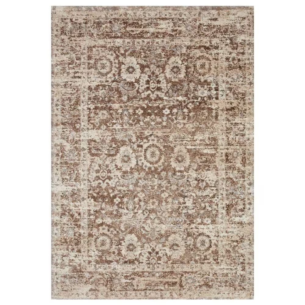 Loloi Theory THY-06 7'10" x 10'10" Mocha and Natural