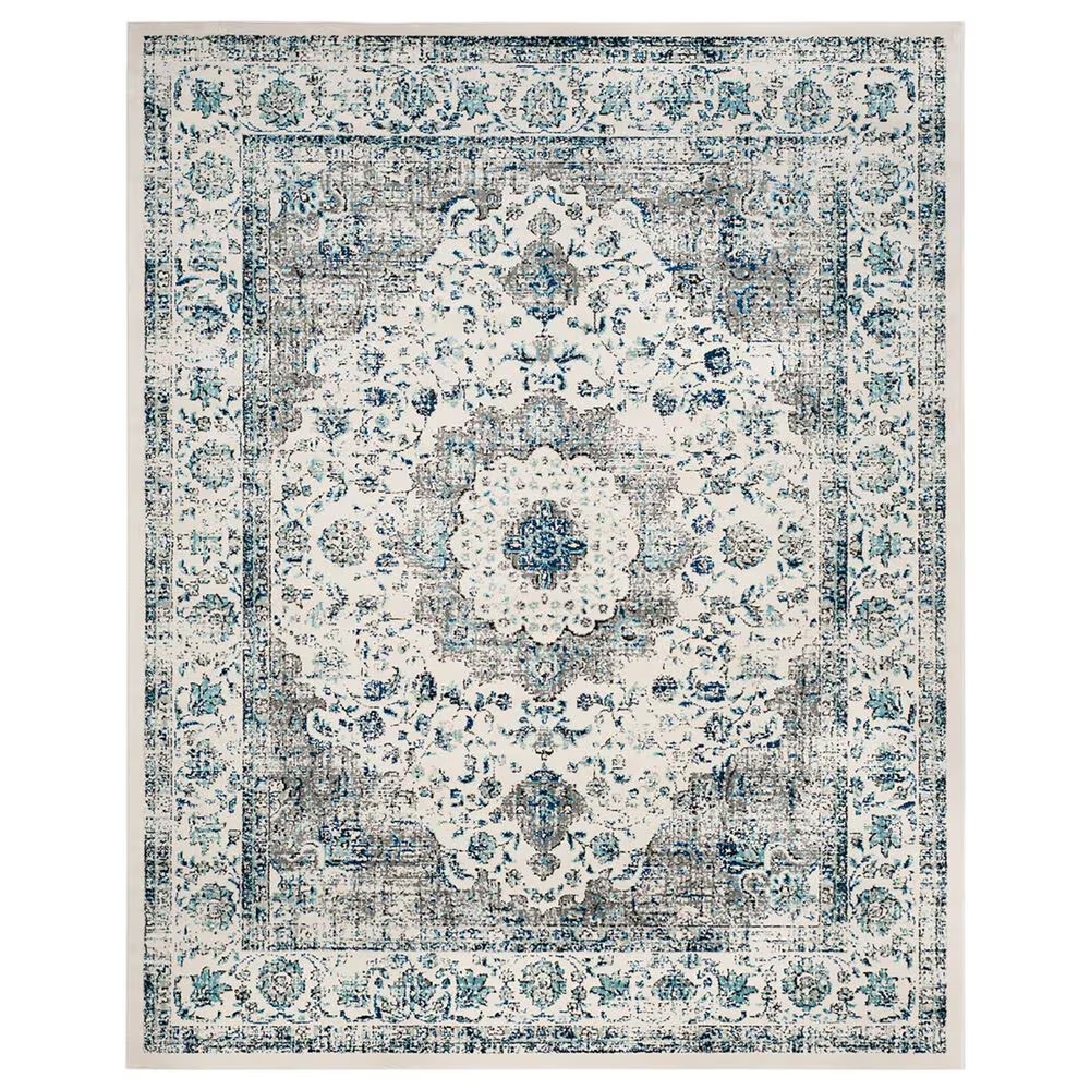 Safavieh Evoke EVK220D 11' x 15' Gray and Ivory Area Rug