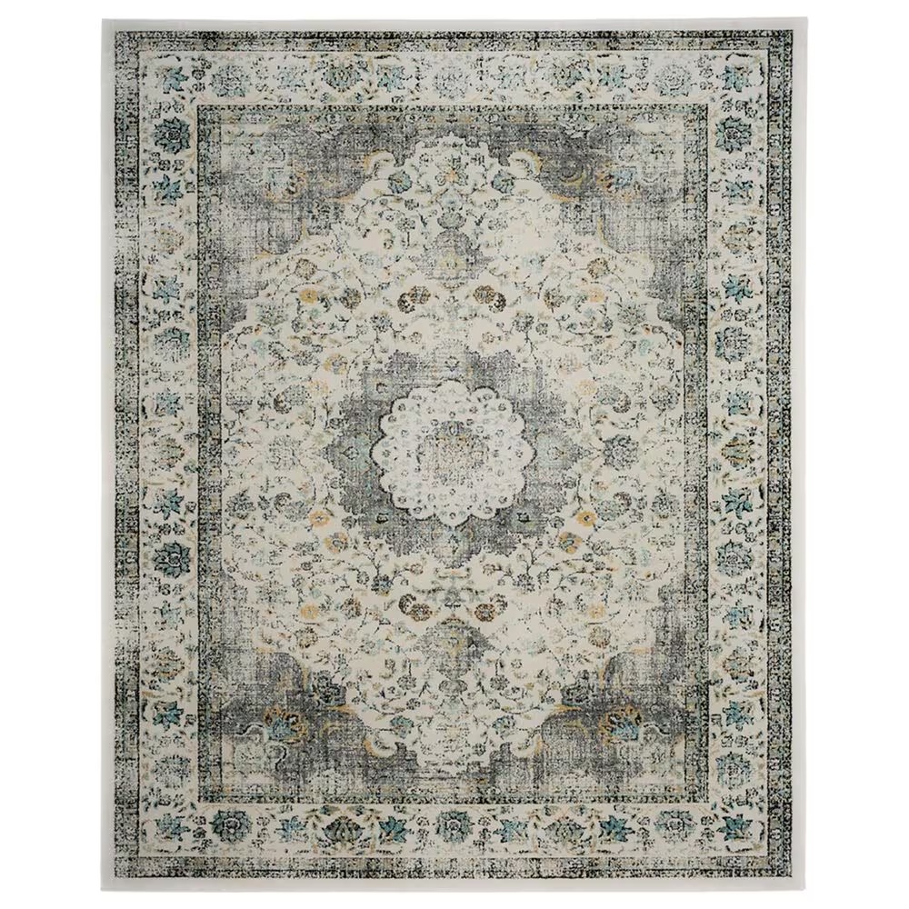 Safavieh Evoke EVK220B 12' x 18' Gray and Gold Area Rug