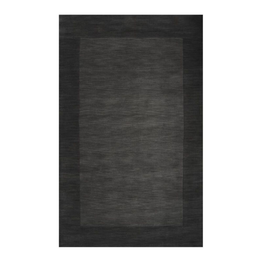 Surya Mystique M-347 6' x 9' Charcoal and Black Area Rug