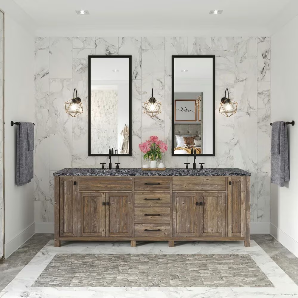 NFM Custom Countertops White Sparkle 3cm Granite Countertop