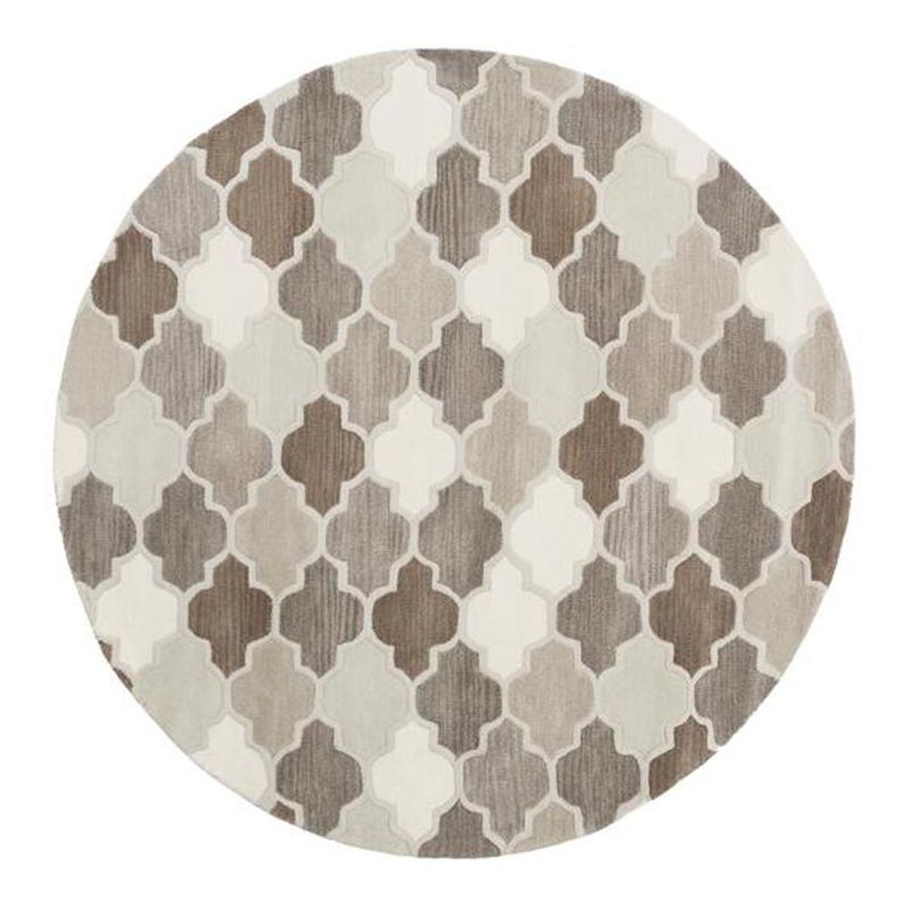 Surya Oasis OAS-1088 6' Round Camel/Gray/Taupe Area Rug